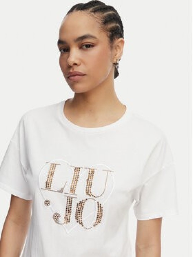 Liu Jo T-Shirt WA6489 JS923 Biały Regular Fit