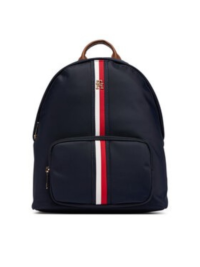 Tommy Hilfiger Plecak Popette Dome Backpack Corp AW0AW19243 Granatowy