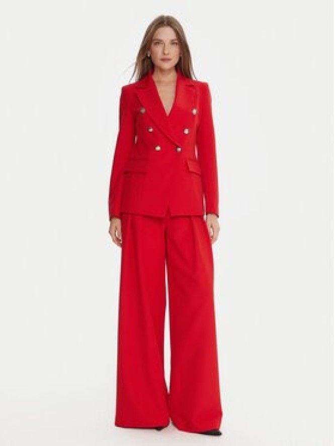 Maryley Marynarka 25IB139/43MA Czerwony Regular Fit