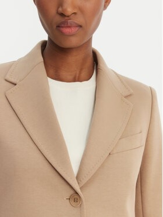 Weekend Max Mara Marynarka Ginnasta 2615911011 Beżowy Slim Fit