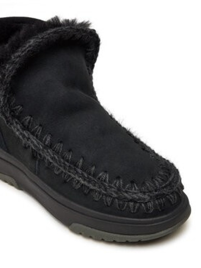 Mou Śniegowce Eskimo Jogger Glitter FW421001A Czarny