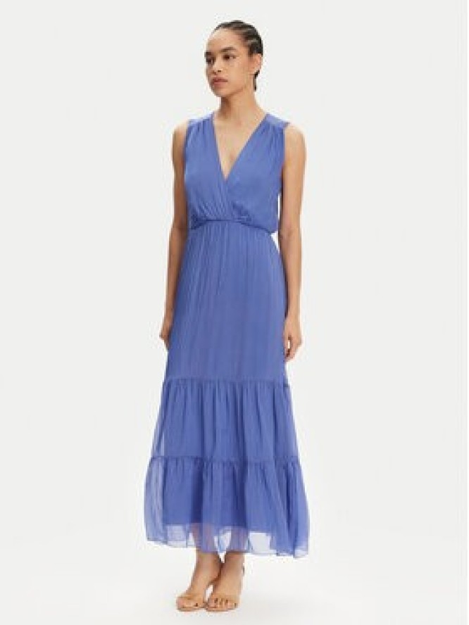 Haveone Sukienka letnia AFF-N005 Niebieski Loose Fit