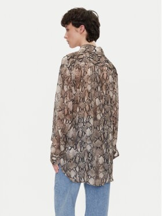 HUGO Koszula The Boyfriend 50539779 Brązowy Oversize