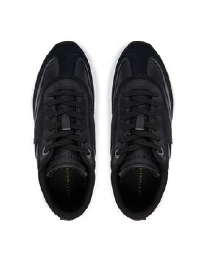 Tommy Hilfiger Sneakersy Th Modern Sporty Runner Leather FW0FW09590 Czarny