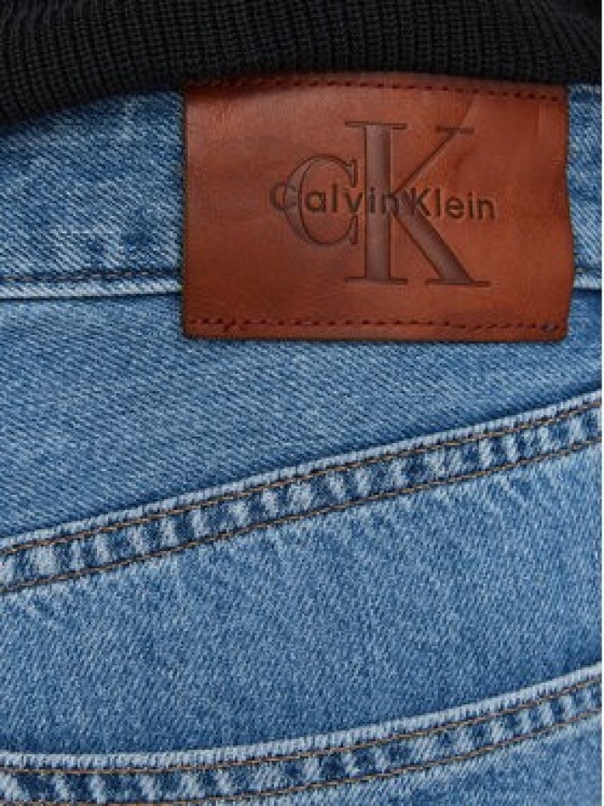 Calvin Klein Jeans Jeansy LV047G799G Niebieski Straight Fit