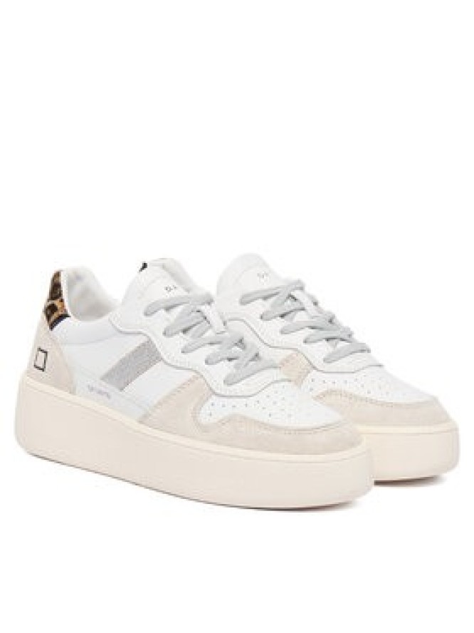 D.A.T.E. Sneakersy Court Platform V. Calf W431-CP-VC Kolorowy