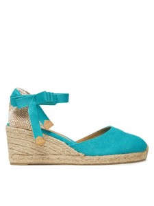 Castañer Espadryle Carina/6/002 021644 Turkusowy