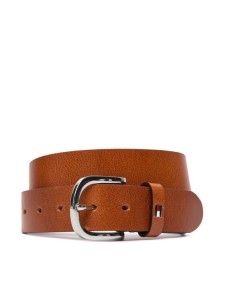 Tommy Hilfiger Pasek Damski New Danny Belt WW0WW11590 Brązowy