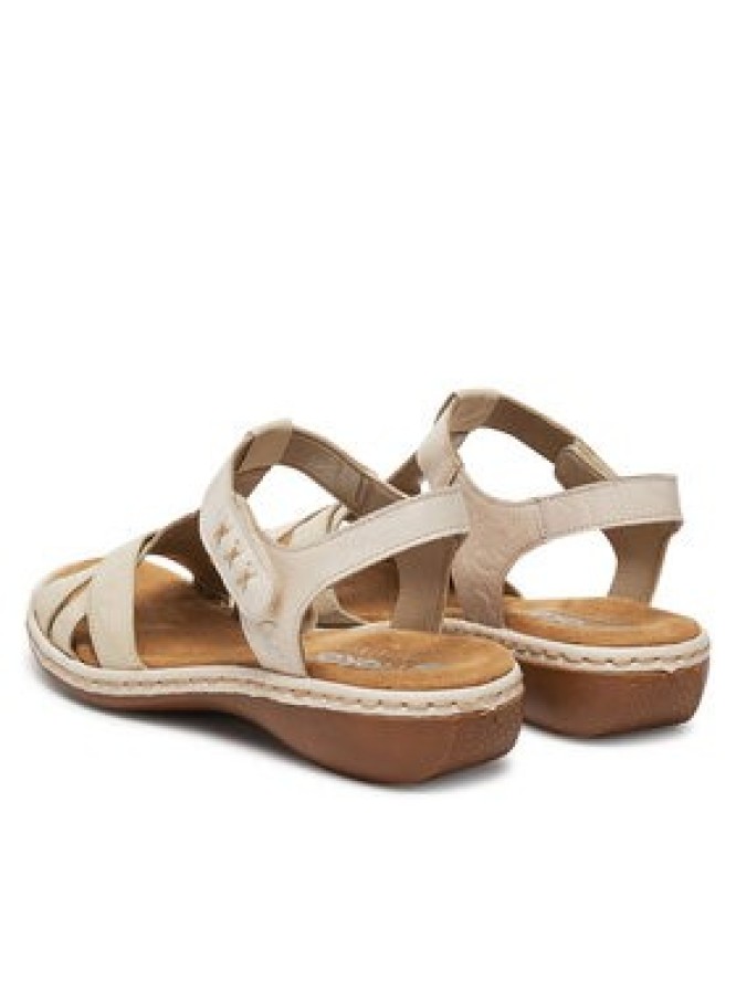 Rieker Sandały 65919-60 Beżowy