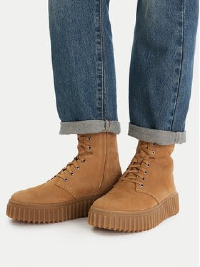 Clarks Trzewiki Torhill Style 26182917 Brązowy