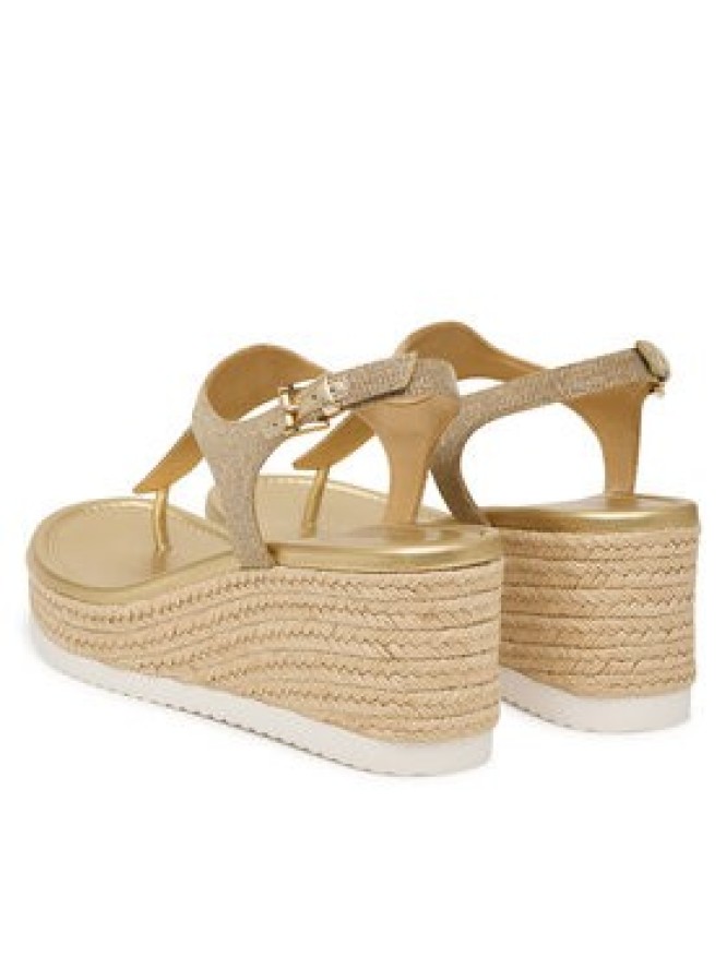 MICHAEL Michael Kors Espadryle Val Thong Wedge 40S6VAMS1D Złoty