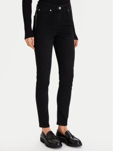 Morgan Jeansy 252-PAVI Czarny Slim Fit