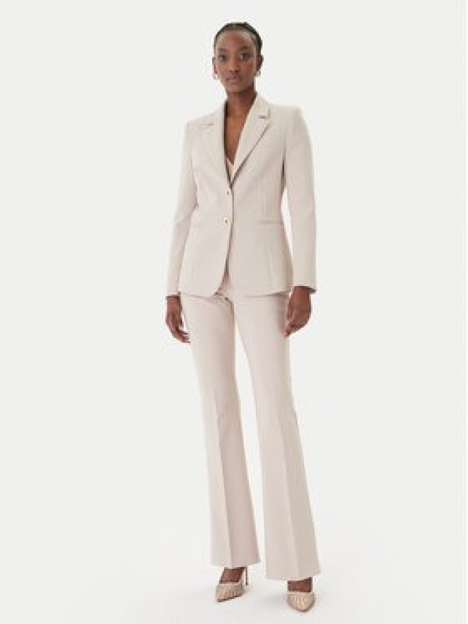 Rinascimento Spodnie materiałowe CFC0127876003 Beżowy Slim Fit