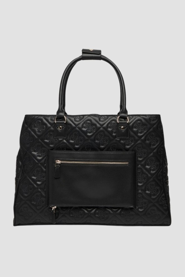 GUESS Czarna damska podróżna torebka Adelasia