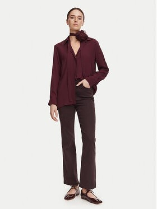 Marella Jeansy Favetta 2623136035 Bordowy Regular Fit