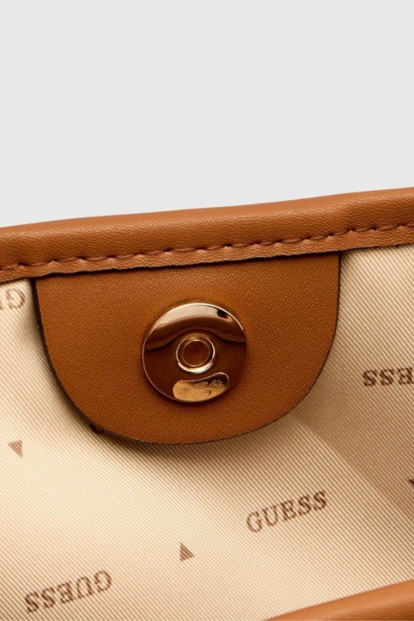 GUESS Beżowa shopperka damska Neda Large 2 In 1