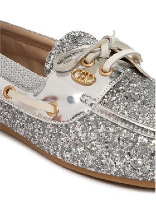 Liu Jo Mokasyny Skipper 01 SA6017 TX337 Srebrny
