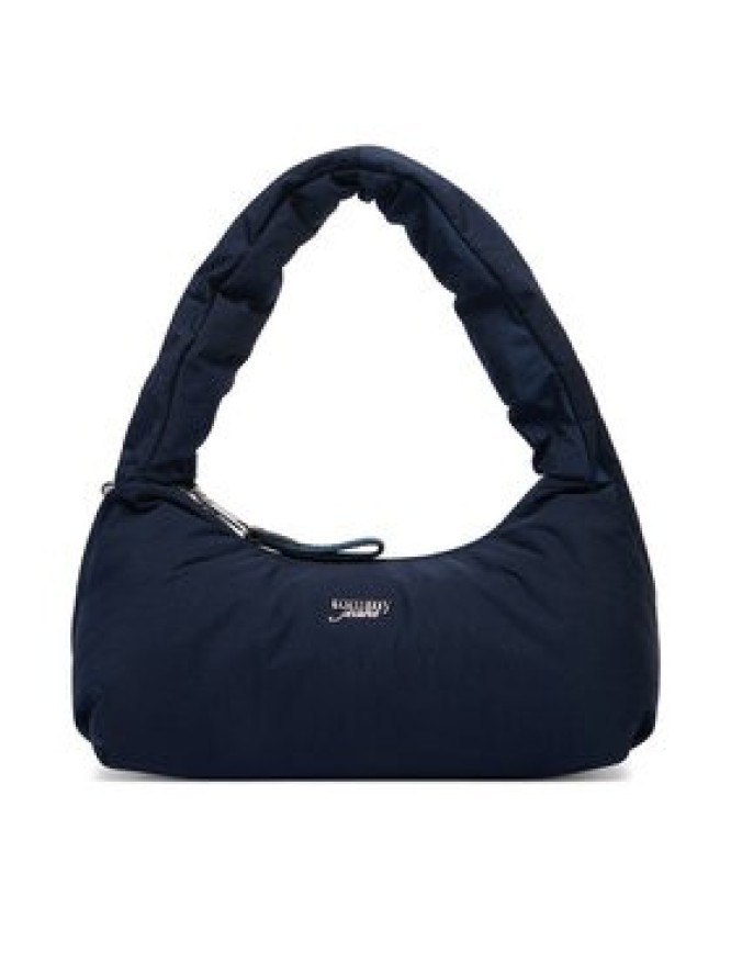 Tommy Jeans Torebka Metal Logo Padded Strap Shoulder Bag AW0AW18583 Granatowy