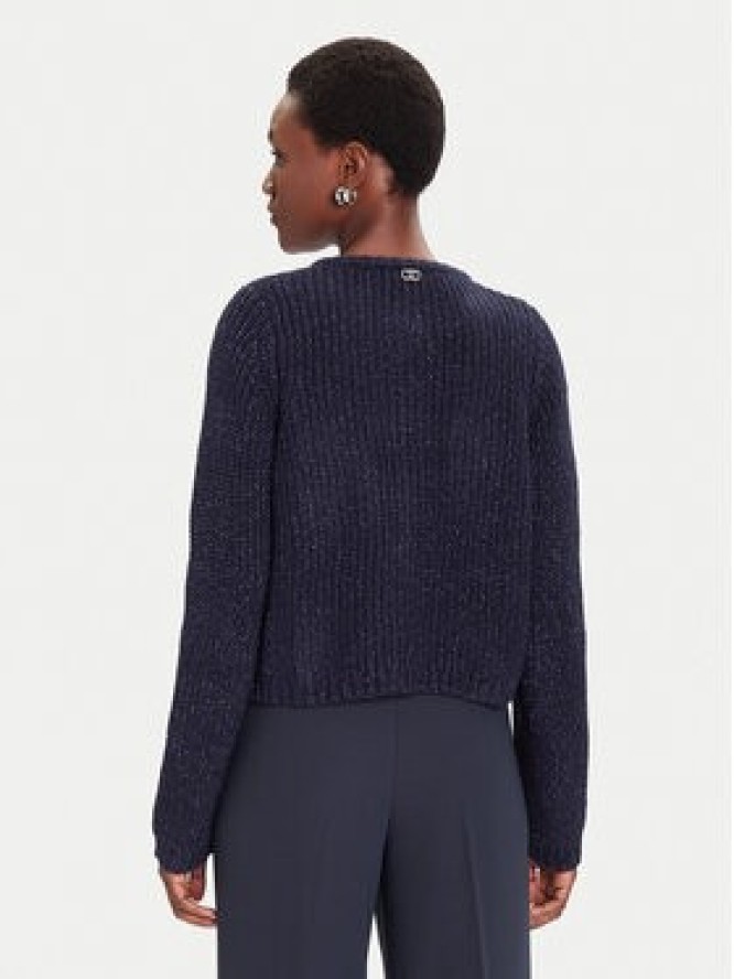 Liu Jo Kardigan MF5235 MA88A Granatowy Regular Fit