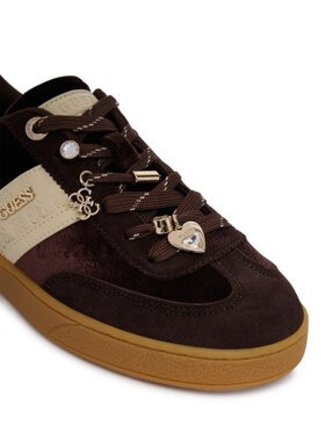 Guess Sneakersy FLFN2A FAB12 Brązowy