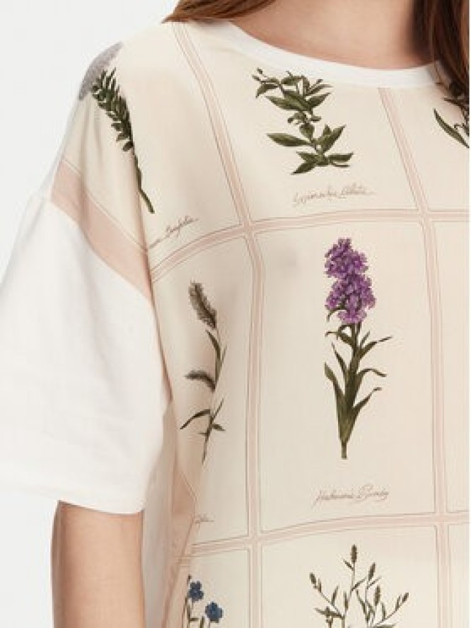 Weekend Max Mara T-Shirt Pampas 2515941082 Biały Relaxed Fit