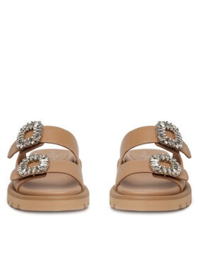 Eva Minge Klapki LILY-VII75-06-1 Beżowy