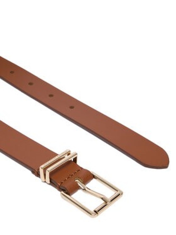Tommy Hilfiger Pasek Th Square 2.5 AW0AW18692 Brązowy