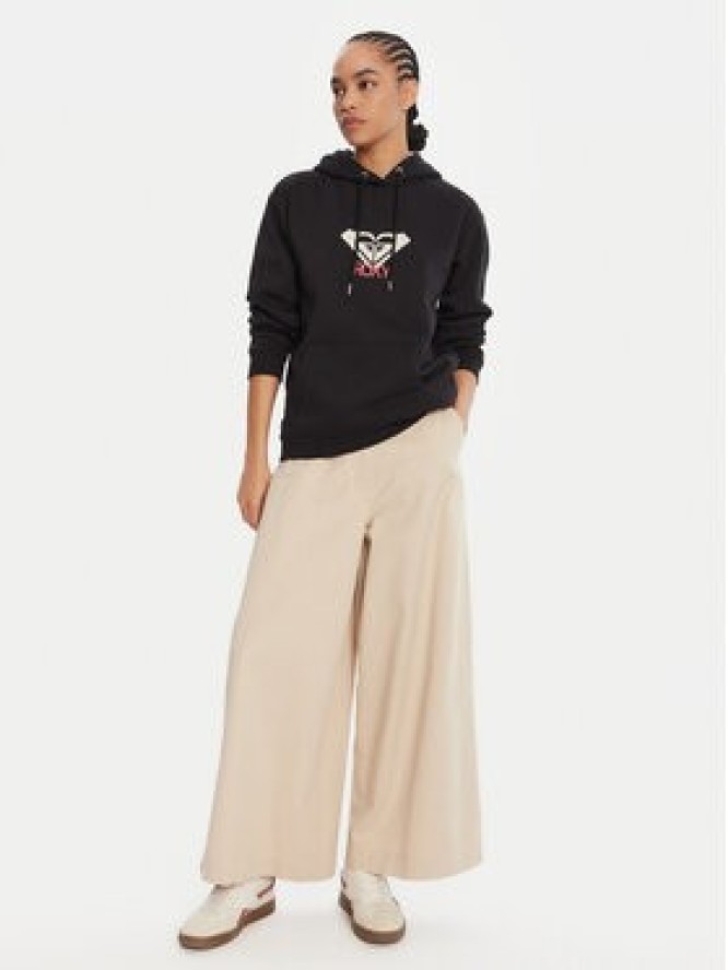 Roxy Bluza ERJFT05020 Czarny Regular Fit