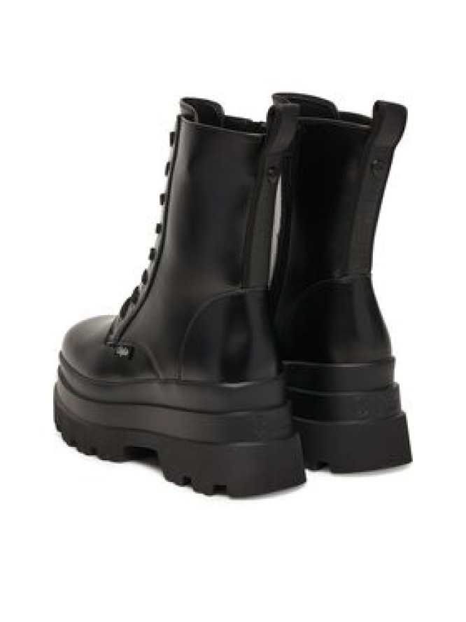 Buffalo Trzewiki Jupiter Lace Up Mid 1622609 Czarny