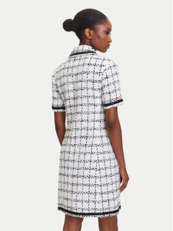 KARL LAGERFELD Sukienka dzianinowa A3W13031 Écru Regular Fit