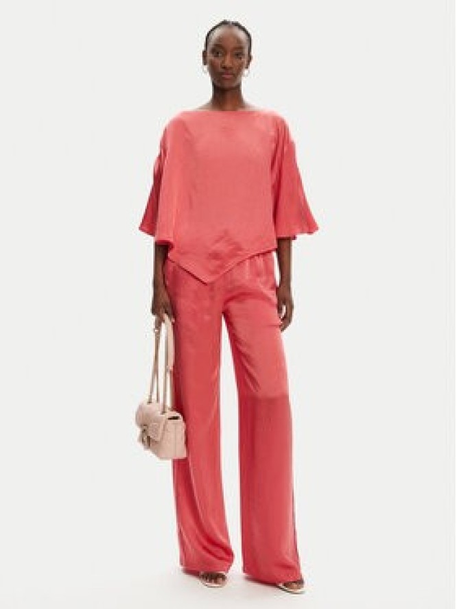 PINKO Spodnie materiałowe 104595 A2BU Koralowy Regular Fit