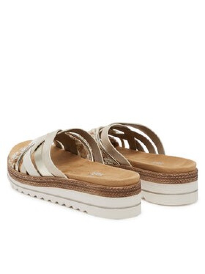 Remonte Klapki D0Q50-90 Złoty