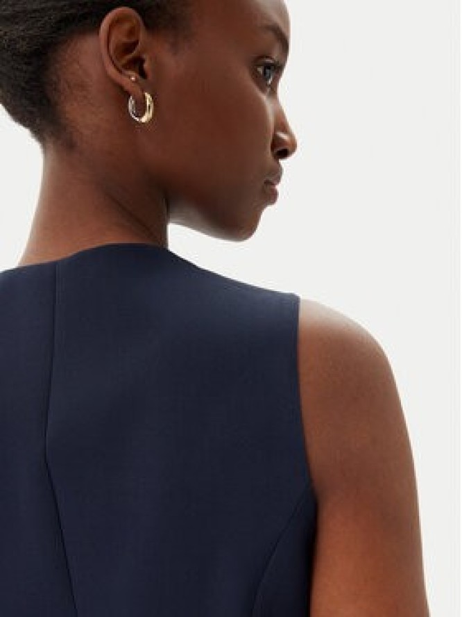 Maryley Kamizelka 25EB128/43BL Granatowy Regular Fit