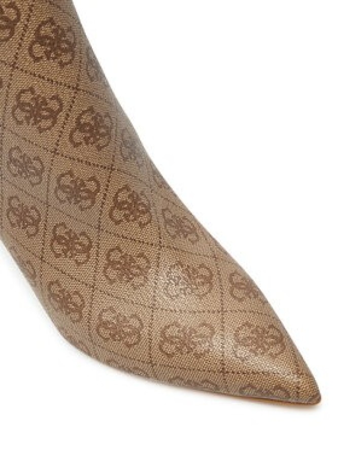 Guess Botki Slinks2 FLFSK2 FAL10 Beżowy