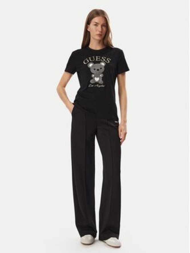Guess T-Shirt V6BI28 K9360 Czarny Regular Fit