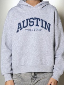 Bluza z napisem - szary