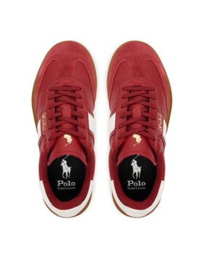 Polo Ralph Lauren Sneakersy Aera 804956688005 Czerwony