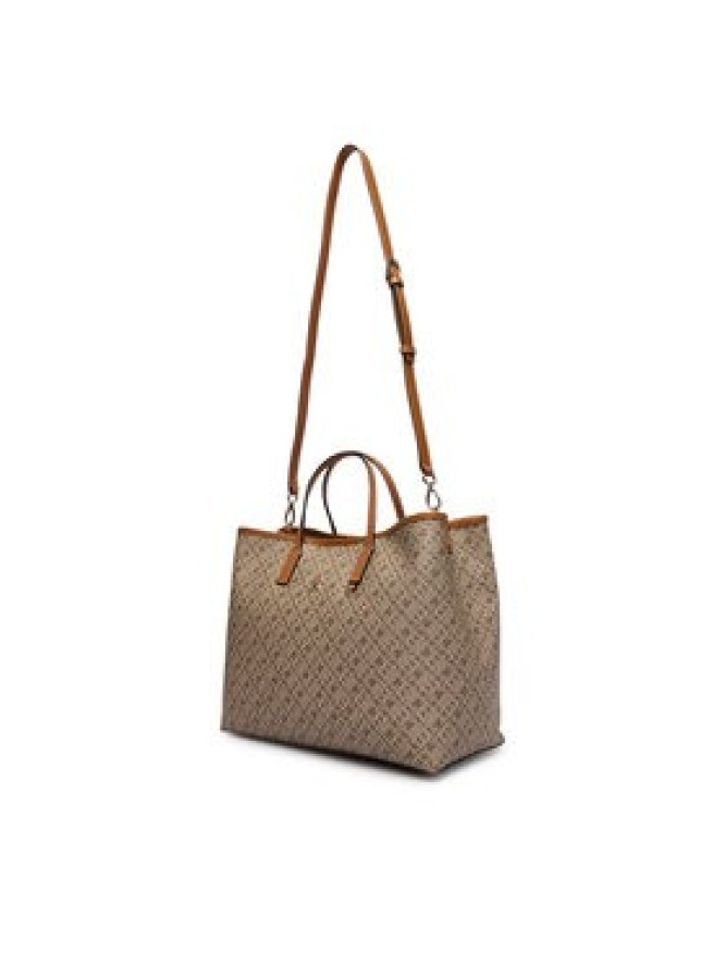 Tommy Hilfiger Torebka Th Monoplay Satchel AW0AW19173 Beżowy