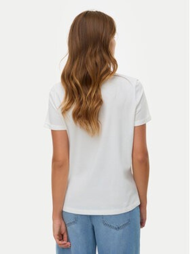 Vero Moda T-Shirt Ikami 10340181 Biały Regular Fit