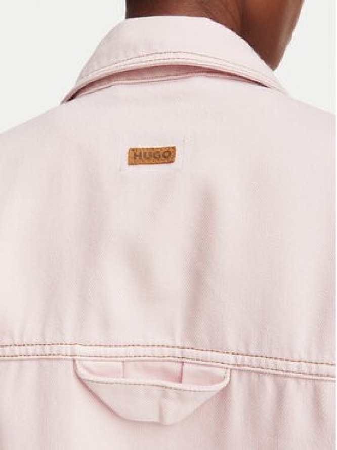 HUGO Kurtka jeansowa Garesa 50566763 Różowy jasny Regular Fit