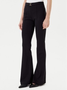 Liu Jo Spodnie materiałowe MF5143 J9189 Czarny Regular Fit