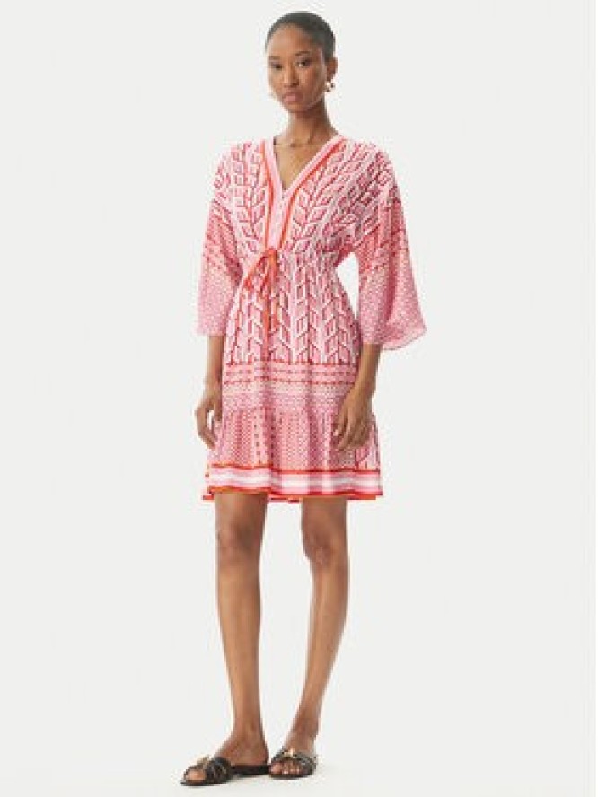 Hale Bob Sukienka letnia Theia 62NT650A Czerwony Relaxed Fit