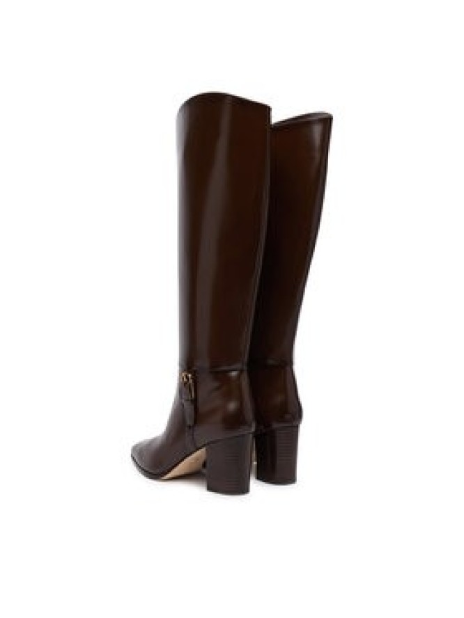 LAUREN RALPH LAUREN Kozaki Rlyn Bk T Hl Bo Tal 802P12879002 Brązowy ciemny