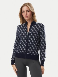Guess Kardigan V6BR03 Z1482 Granatowy Regular Fit