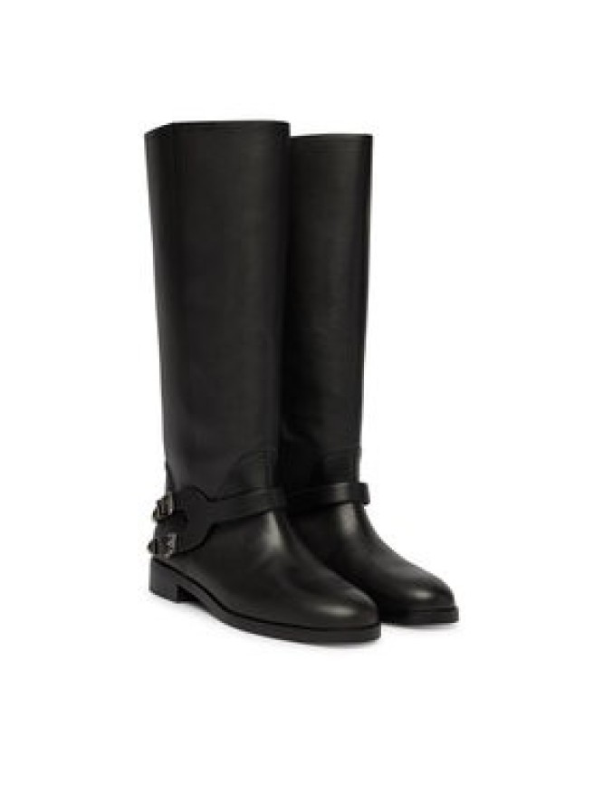 PINKO Oficerki Cheval 02 SD0635P001 Czarny