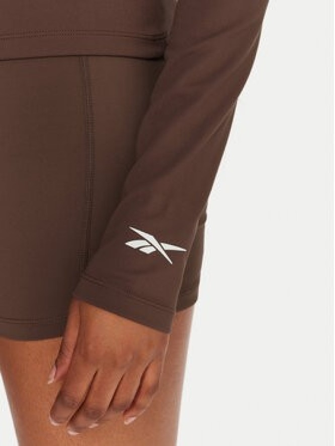 Reebok Koszulka techniczna Reebok X Ewa Chodakowska RK25316CCW Brązowy Slim Fit