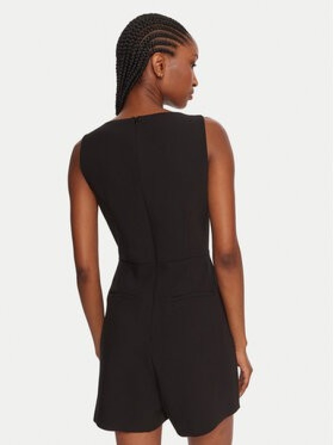 French Connection Kombinezon 7UZAE Czarny Regular Fit