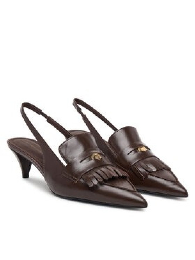 Tommy Hilfiger Czółenka Th Penny Bar Pointy Sling Back FW0FW09535 Brązowy