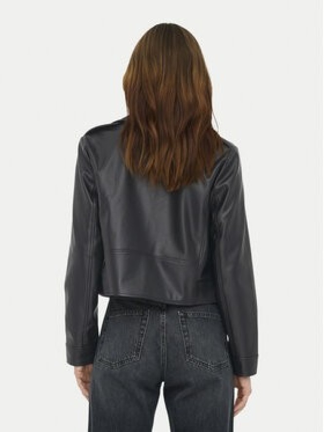 ONLY Kurtka z imitacji skóry Carmen 15361396 Czarny Regular Fit