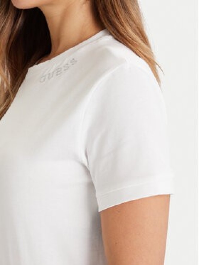 Guess T-Shirt V5BI12 K8FQ4 Biały Regular Fit